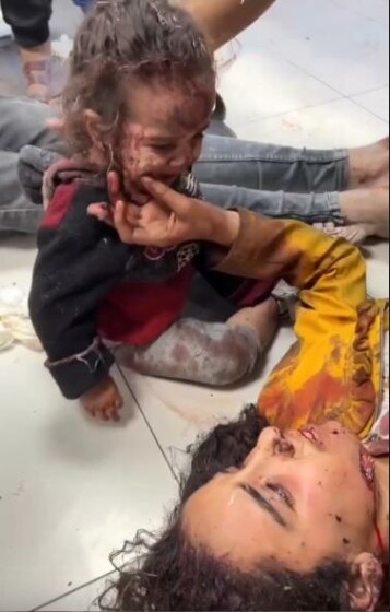 بمباران بیمارستان المعمدانی در غزه