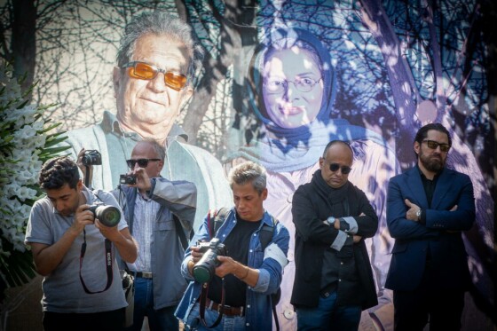 تشییع پیکر «داریوش مهرجویی» و «وحیده محمدی فر»