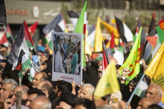 تجمع بزرگ مردم تهران در حمایت از مردم غزه