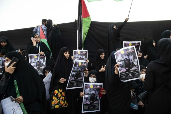 تجمع بزرگ مردم تهران در حمایت از مردم غزه