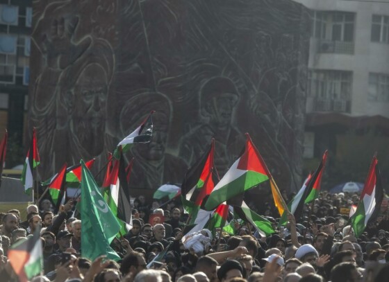 تجمع بزرگ مردم تهران در حمایت از مردم غزه