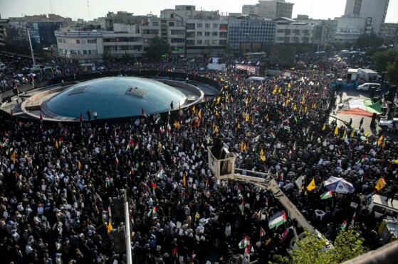 تجمع بزرگ مردم تهران در حمایت از مردم غزه