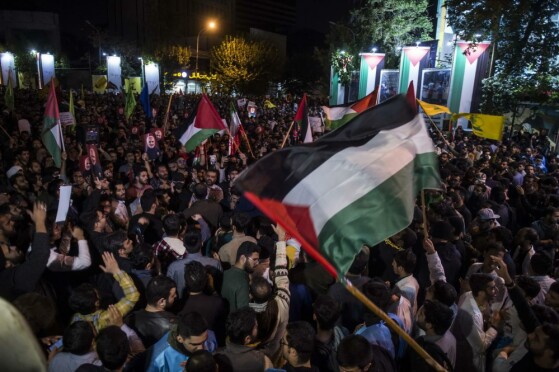 تجمع شبانه مردم تهران در محکومیت جنایت جنگی رژیم صهیونیستی