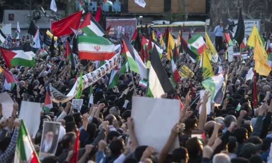 تجمع بزرگ مردم تهران در حمایت از مردم غزه