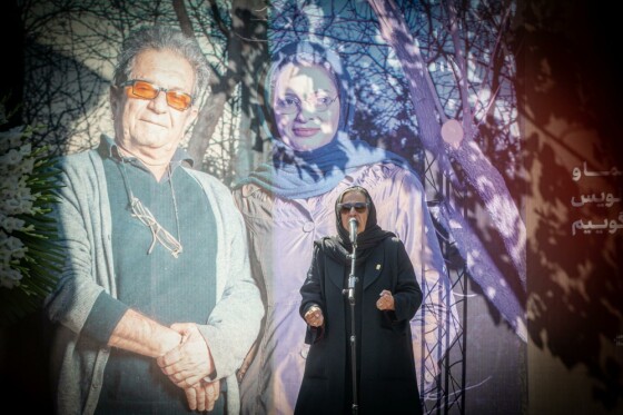 تشییع پیکر «داریوش مهرجویی» و «وحیده محمدی فر»