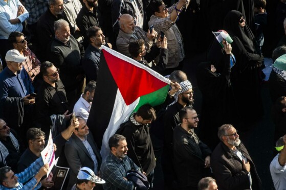 تجمع بزرگ مردم تهران در حمایت از مردم غزه