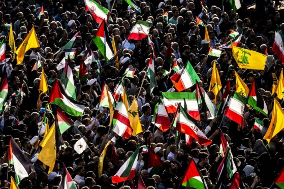 تجمع بزرگ مردم تهران در حمایت از مردم غزه