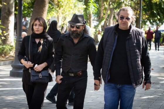 تشییع پیکر «داریوش مهرجویی» و «وحیده محمدی فر»