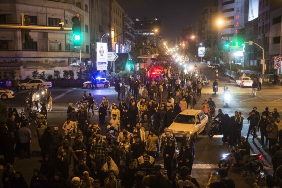 تجمع شبانه مردم تهران در محکومیت جنایت جنگی رژیم صهیونیستی