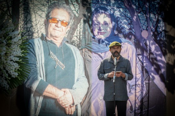 تشییع پیکر «داریوش مهرجویی» و «وحیده محمدی فر»