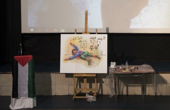 همدردی شاعران و هنرمندان با مردم فلسطین