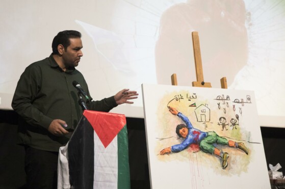 همدردی شاعران و هنرمندان با مردم فلسطین