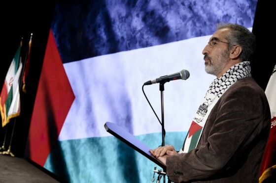 گرد همایی هنرمندان در حمایت از مردم فلسطین