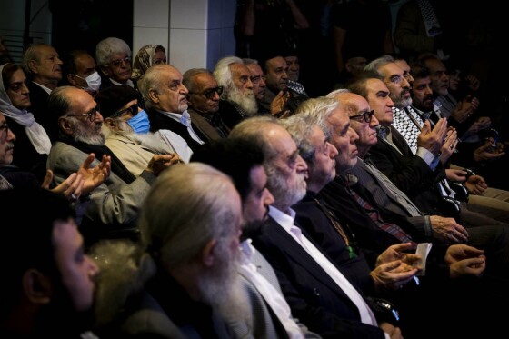 گرد همایی هنرمندان در حمایت از مردم فلسطین