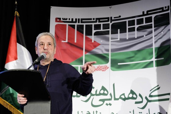 گرد همایی هنرمندان در حمایت از مردم فلسطین