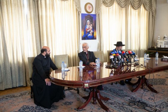 نشست خبری رهبران اقلیتهای دینی در محکومیت جنایات رژیم صهیونیستی