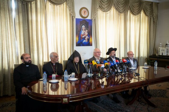 نشست خبری رهبران اقلیتهای دینی در محکومیت جنایات رژیم صهیونیستی