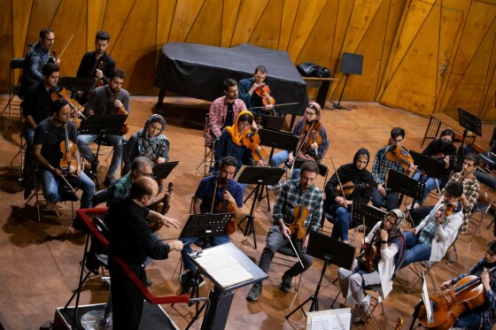 تمرین ارکستر سمفونی تهران