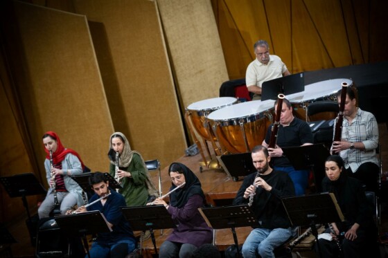 تمرین ارکستر سمفونی تهران