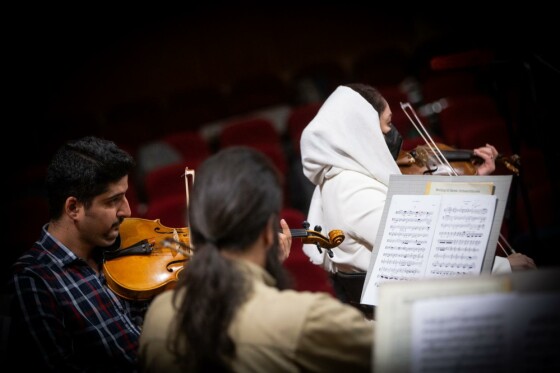 تمرین ارکستر سمفونی تهران