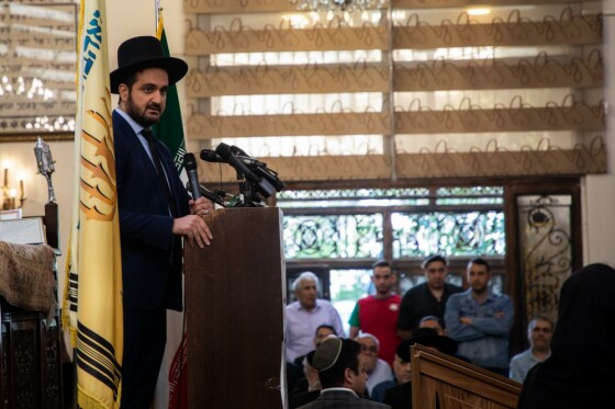 تجمع یهودیان تهران در محکومیت جنایات رژیم صهیونیستی و حمایت از مردم فلسطین