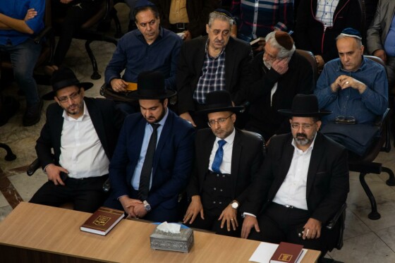 تجمع یهودیان تهران در محکومیت جنایات رژیم صهیونیستی و حمایت از مردم فلسطین