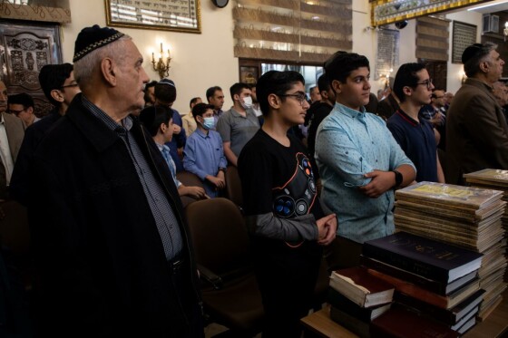 تجمع یهودیان تهران در محکومیت جنایات رژیم صهیونیستی و حمایت از مردم فلسطین