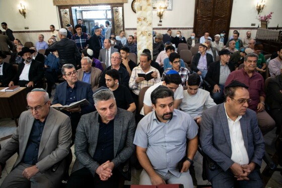 تجمع یهودیان تهران در محکومیت جنایات رژیم صهیونیستی و حمایت از مردم فلسطین