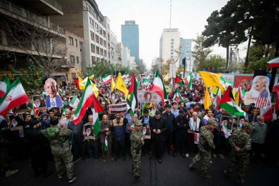 راهپیمایی ۱۳ آبان در تهران -۱