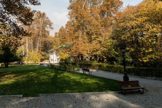 پاییز در مجموعه تاریخی سعد آباد تهران