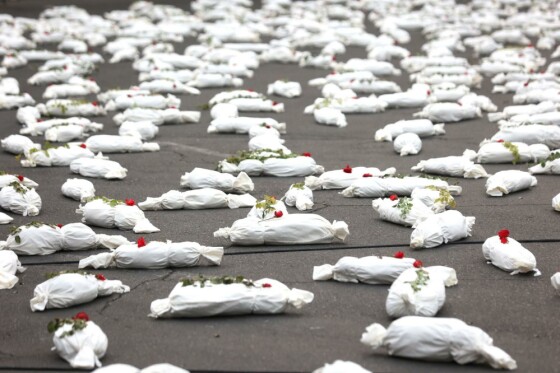 چیدمان «سمفونی کشته گان»