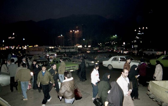 عکس های دیده نشده میدان تجریش در دهه هفتاد