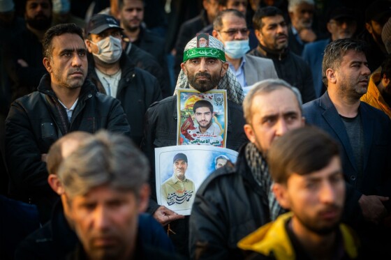 بدرقه شهدای مدافع حرم در میدان امام حسین(ع)