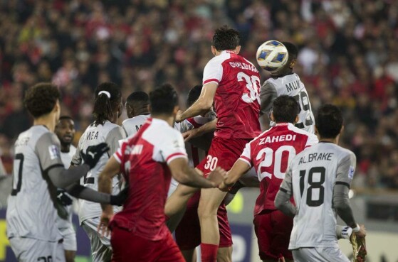 دیدار تیم های پرسپولیس و الدحیل