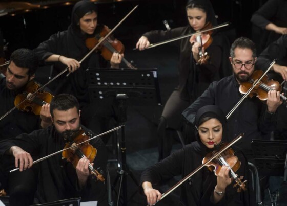 ارکستر موسیقی ملی ایران به رهبری مجید انتظامی