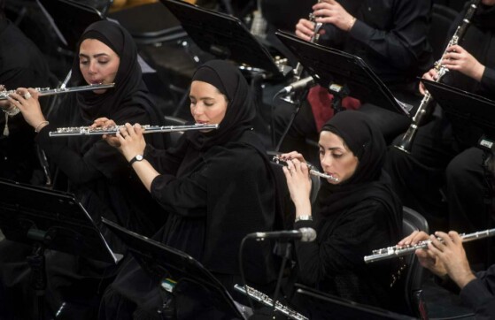 ارکستر موسیقی ملی ایران به رهبری مجید انتظامی