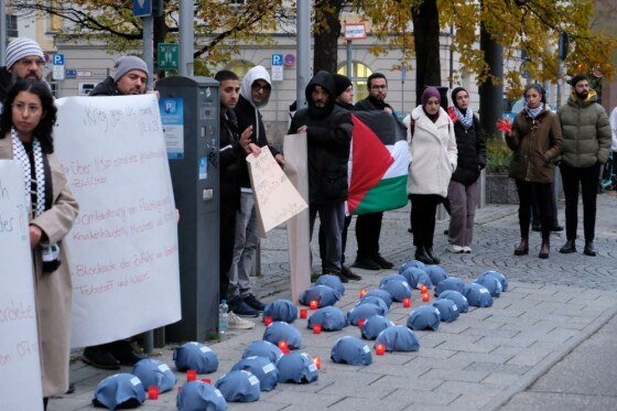 تظاهرات مردم مونیخ در حمایت از مردم غزه