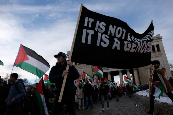تظاهرات مردم مونیخ در حمایت از مردم غزه