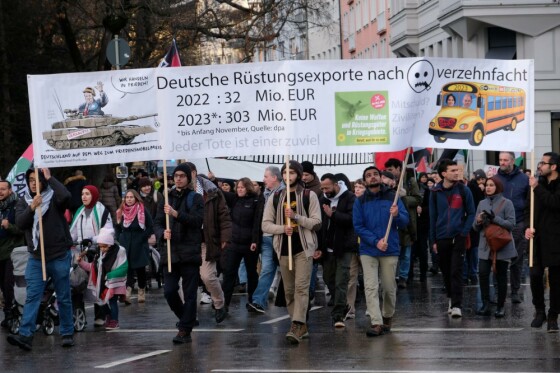 تظاهرات مردم مونیخ در حمایت از مردم غزه