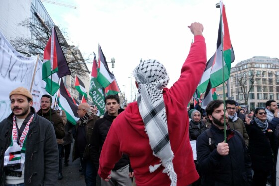 تظاهرات مردم مونیخ در حمایت از مردم غزه