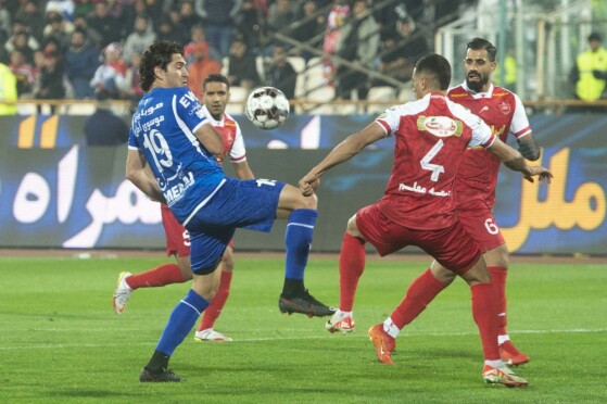 دیدار تیم های پرسپولیس و استقلال تهران