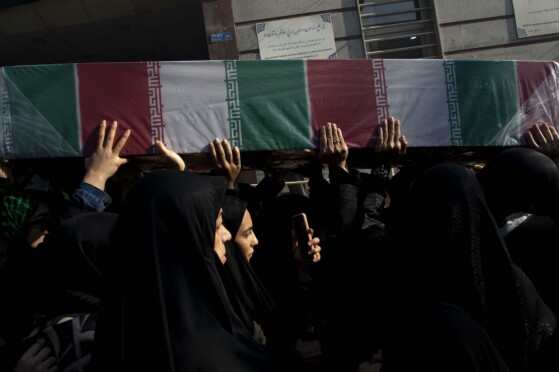 تشییع پیکرهای۱۱۰ شهید گمنام دفاع مقدس در تهران