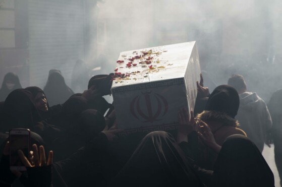 تشییع پیکرهای۱۱۰ شهید گمنام دفاع مقدس در تهران