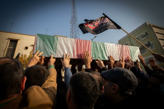 آئین تشییع و تدفین پیکر شهید گمنام در وزارت فرهنگ و ارشاد اسلامی