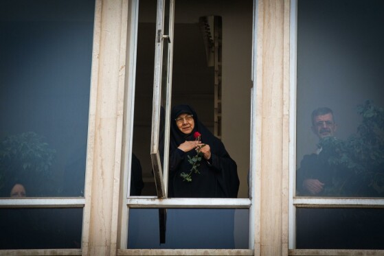 آئین تشییع و تدفین پیکر شهید گمنام در وزارت فرهنگ و ارشاد اسلامی