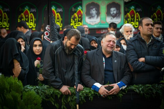 آئین تشییع و تدفین پیکر شهید گمنام در وزارت فرهنگ و ارشاد اسلامی