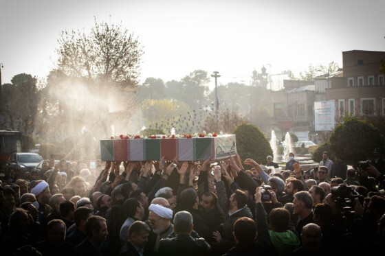 آئین تشییع و تدفین پیکر شهید گمنام در وزارت فرهنگ و ارشاد اسلامی