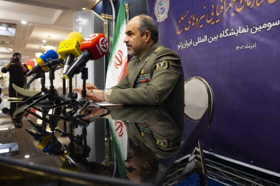 نشست خبری رییس سازمان جغرافیای نیروهای مسلح