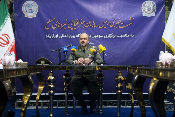 نشست خبری رییس سازمان جغرافیای نیروهای مسلح