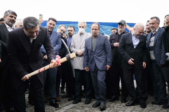 آیین آغازین احداث حریم هنری مجموعه تئاتر شهر